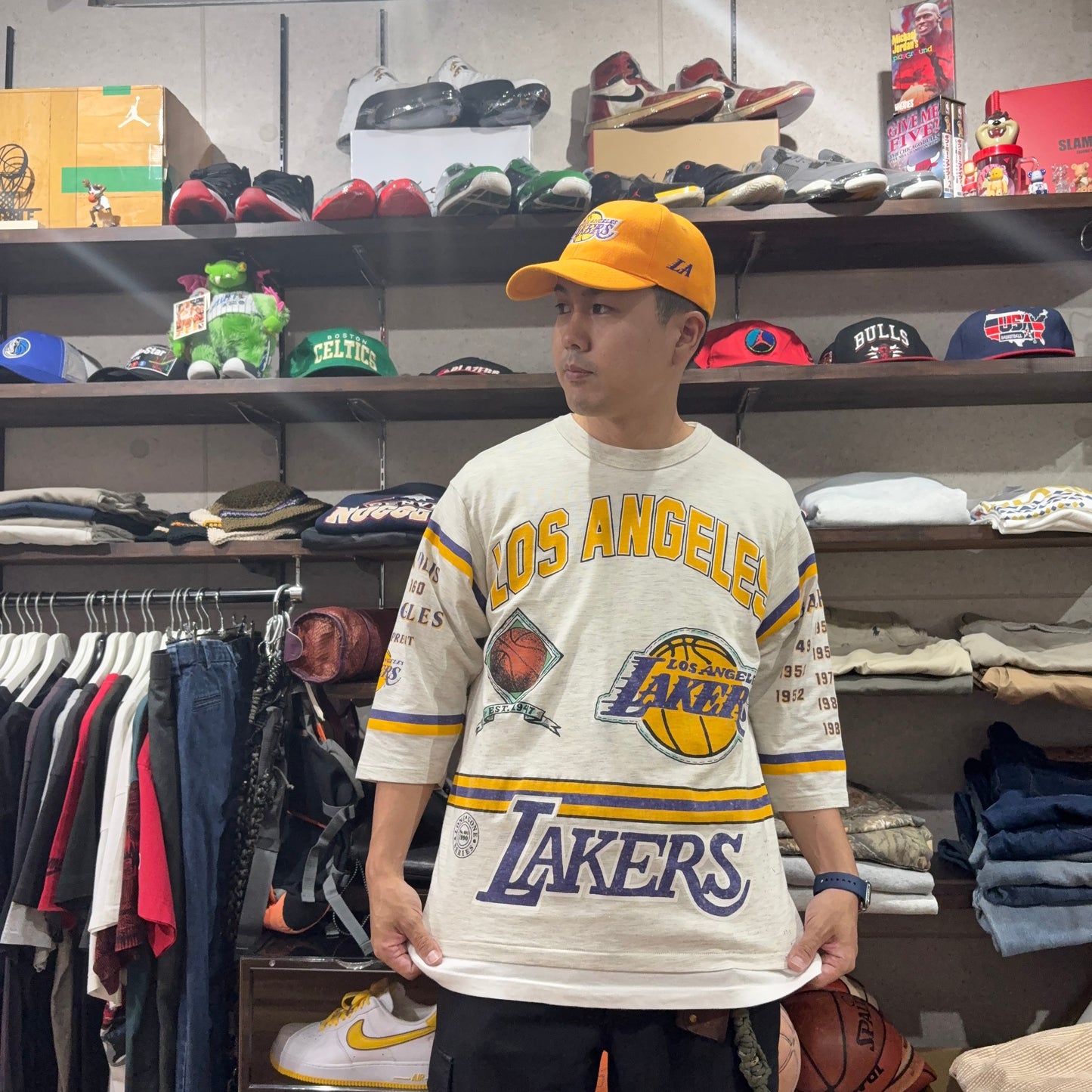 LONG GONE series NBA Los Angeles LAKERS ロサンゼルス・レイカーズ ミネアポリス・レイカーズ L相当