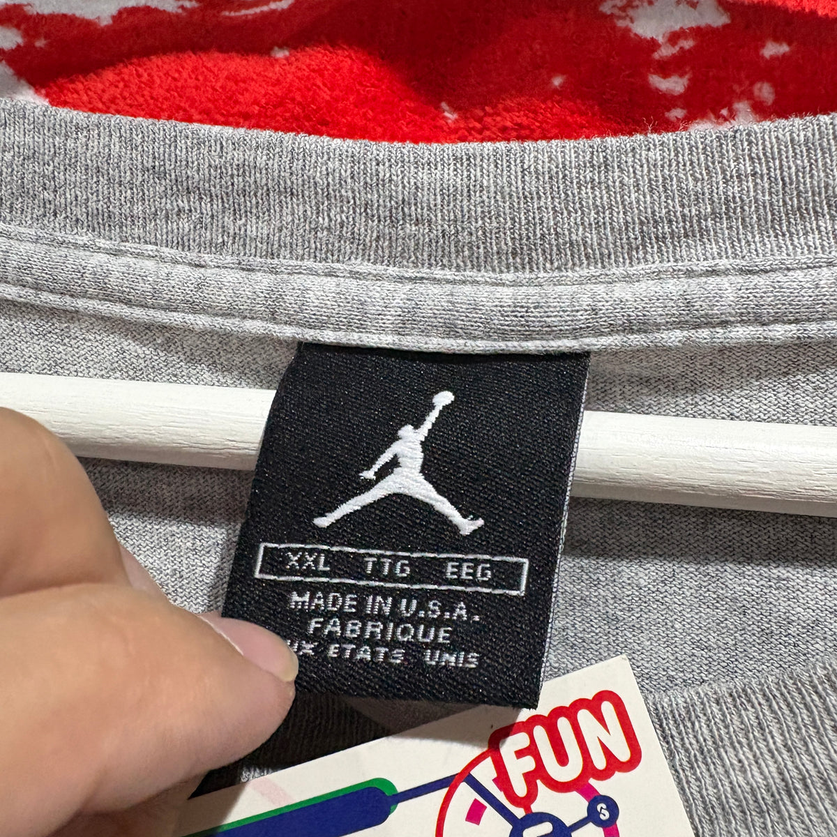 00s JORDAN Brand Sleeve Print Long Sleeve Tee XXL - Made in USA