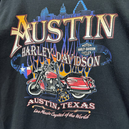 【2004s HARLEY-DAVIDSON “AUSTIN, TEXAS” Vintage T-Shirt】