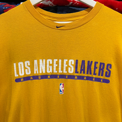 【90s NIKE "LOS ANGELES LAKERS" Print T-Shirt】
