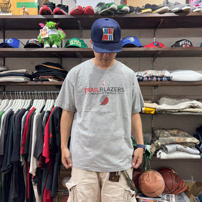 NBA Portland trail blazers Tシャツ グレー XL ポートランド・トレイル ブレイザーズ