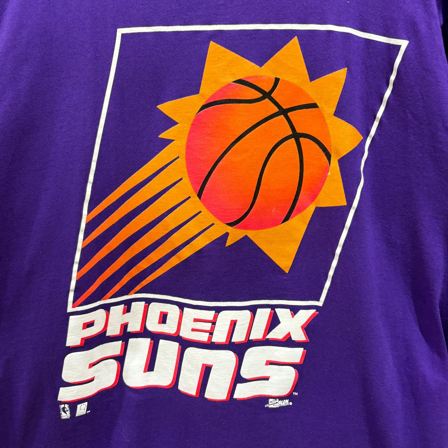 【90s SALEM SPORTSWEAR "PHOENIX SUNS" Print T-Shirt】