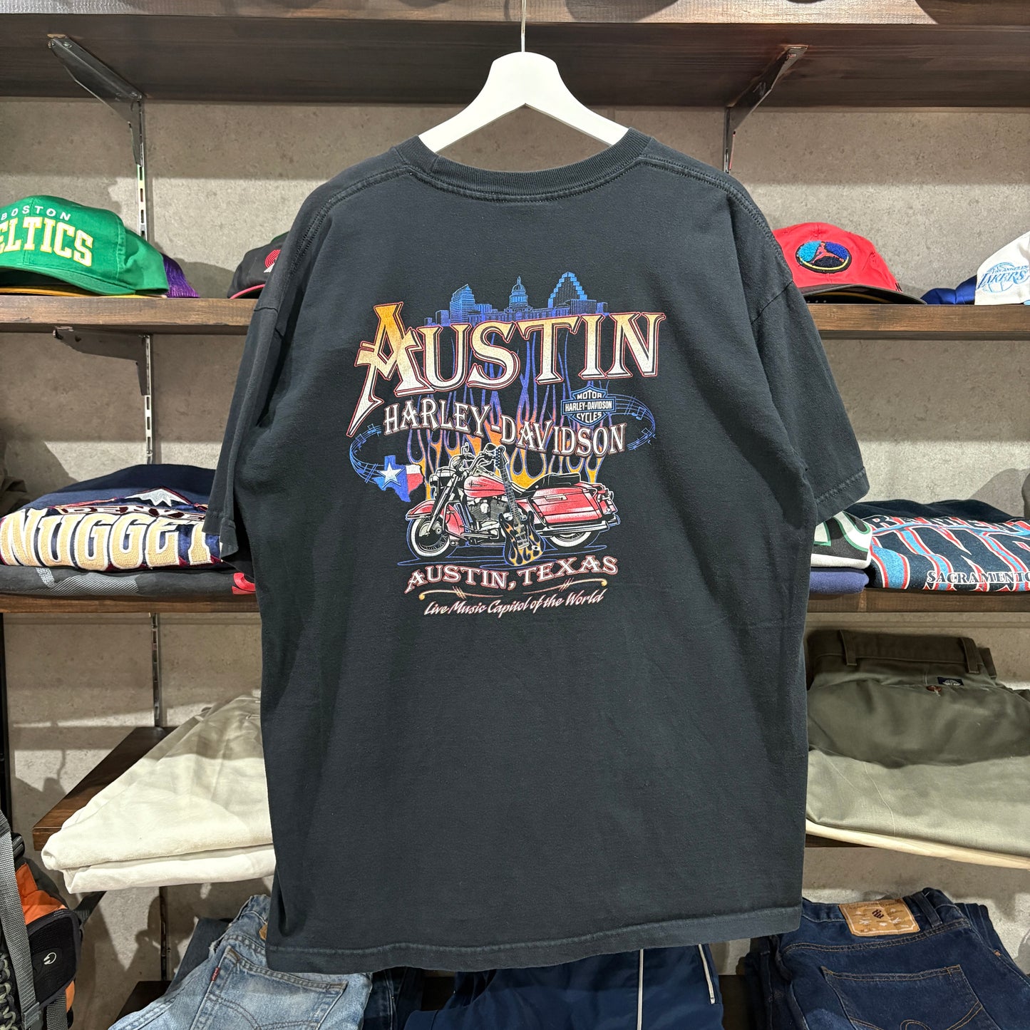 【2004s HARLEY-DAVIDSON “AUSTIN, TEXAS” Vintage T-Shirt】