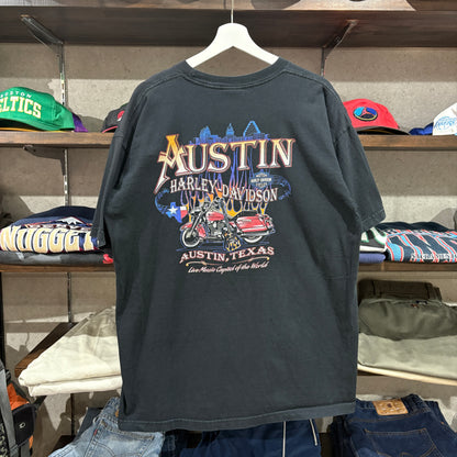 【2004s HARLEY-DAVIDSON “AUSTIN, TEXAS” Vintage T-Shirt】