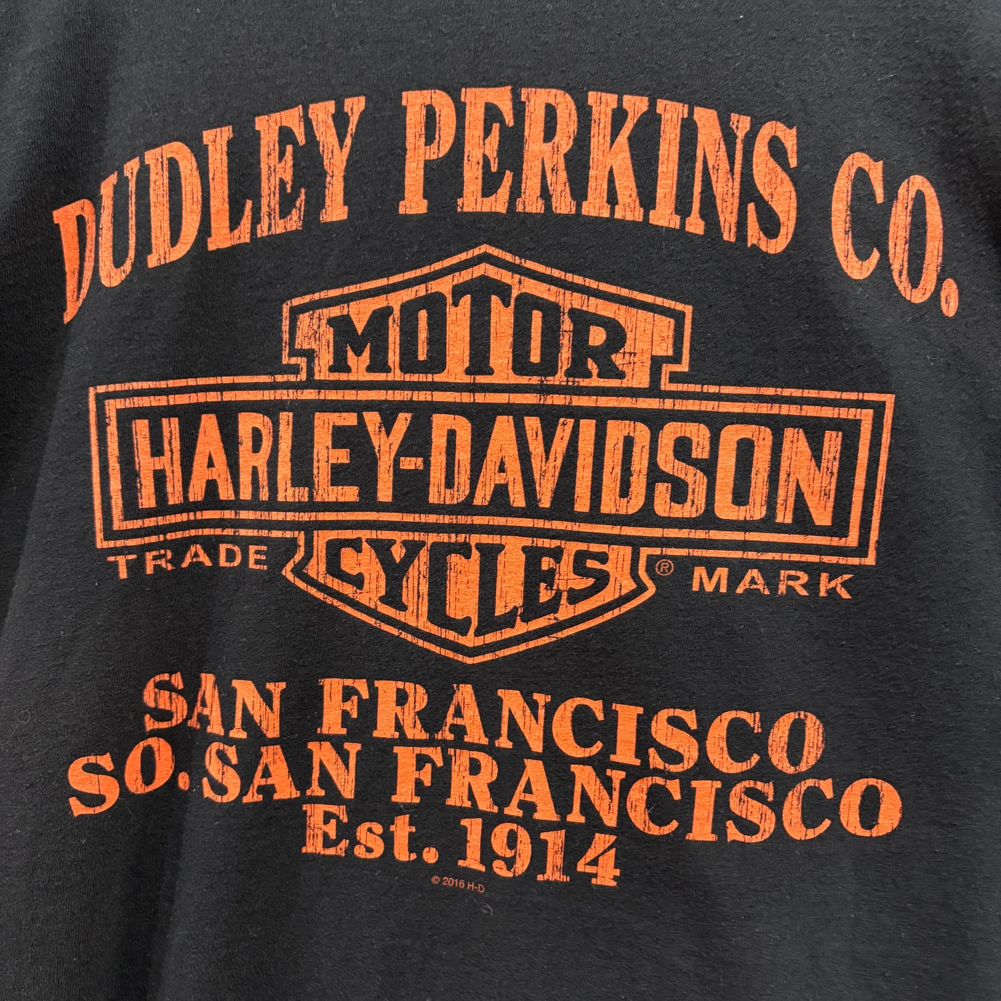 【2016s HARLEY-DAVIDSON “DUDLEY PERKINS CO.” Commemorative T-Shirt】