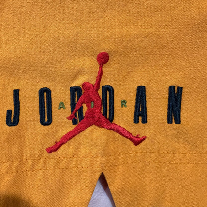 90s NIKE JORDAN ベースボールシャツ　マスタード　