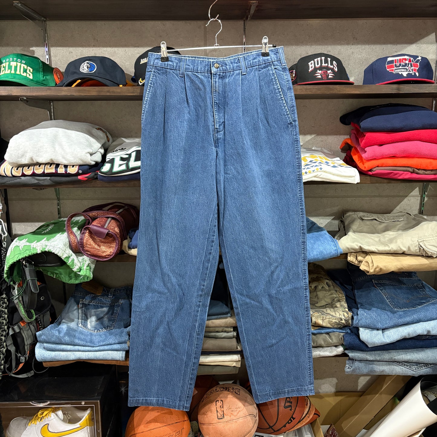 [96s / DOCKERS / Denim Slacks / 32/34]