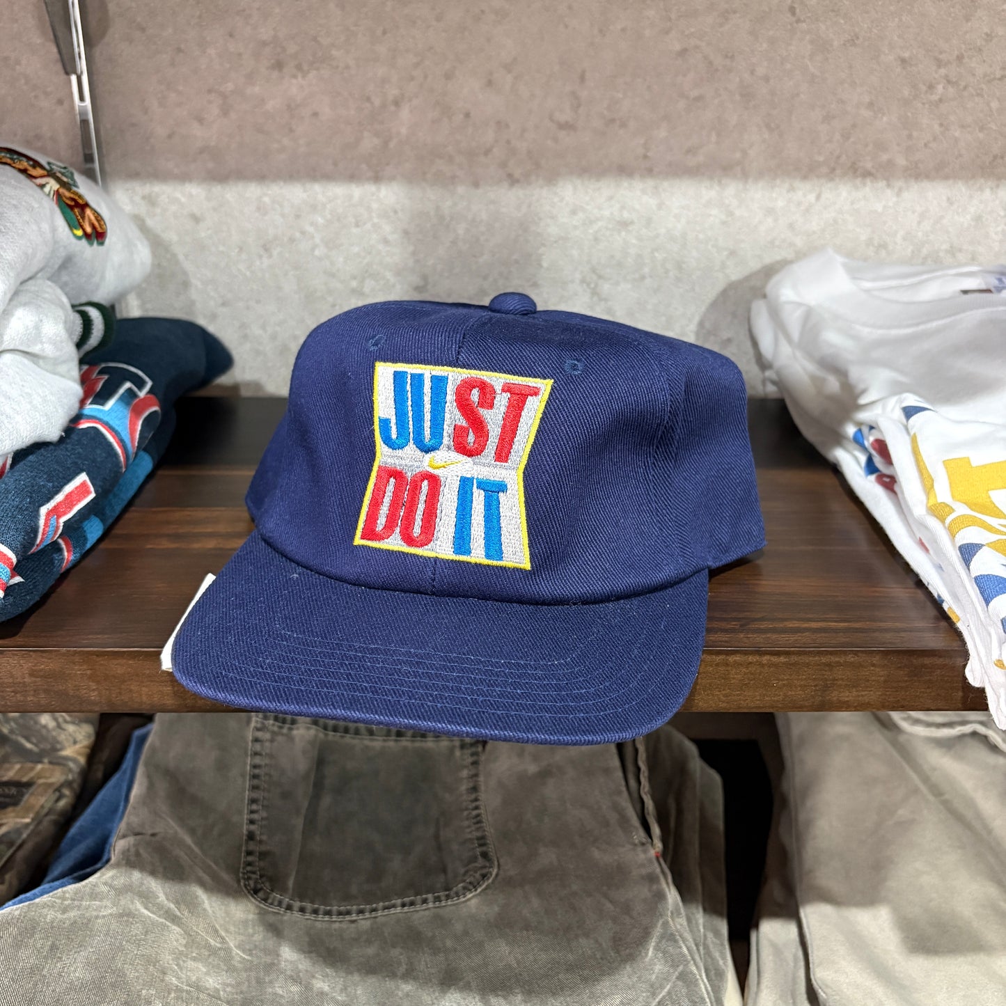 【Dead Stock / 90s / Nike / "Just Do It" Cap / L】