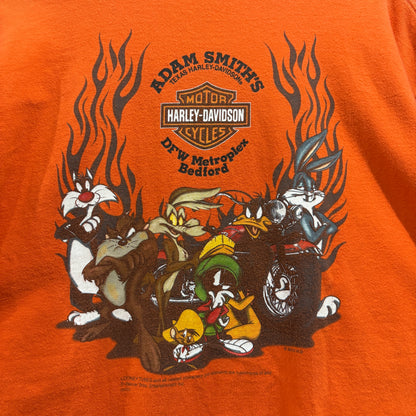 【2011 / Harley-Davidson × Warner Bros. / Long Sleeve T-Shirt / L】