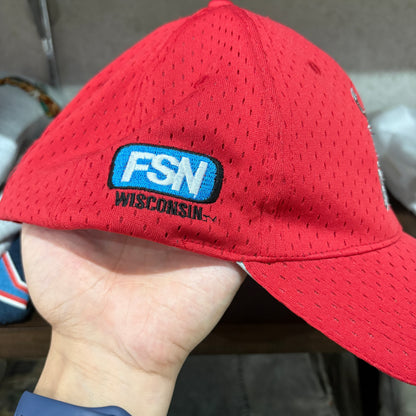 【00s / FSN Promo / 6-Panel Cap / Velcro Strap &amp; FSN Embroidery / Vintage Hat / Milwaukee Bucks】