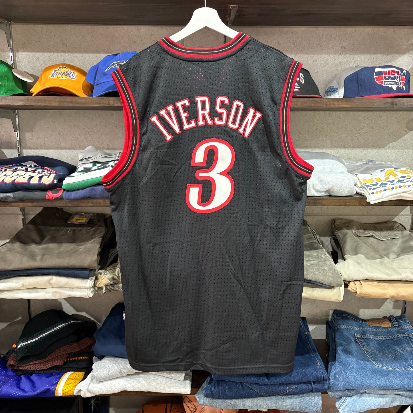 【00s Reebok / Philadelphia 76ers / Allen Iverson #3 / Swingman Jersey 】