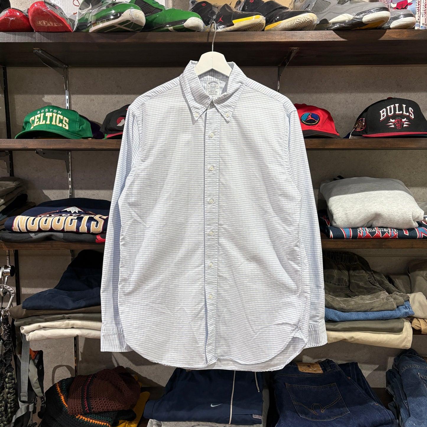 【90s / Brooks Brothers / MAKERS Check Shirt / L-XL / (USA)】