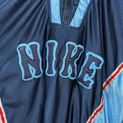 90s Late NIKE Half-Zip Game Shirt L Blue