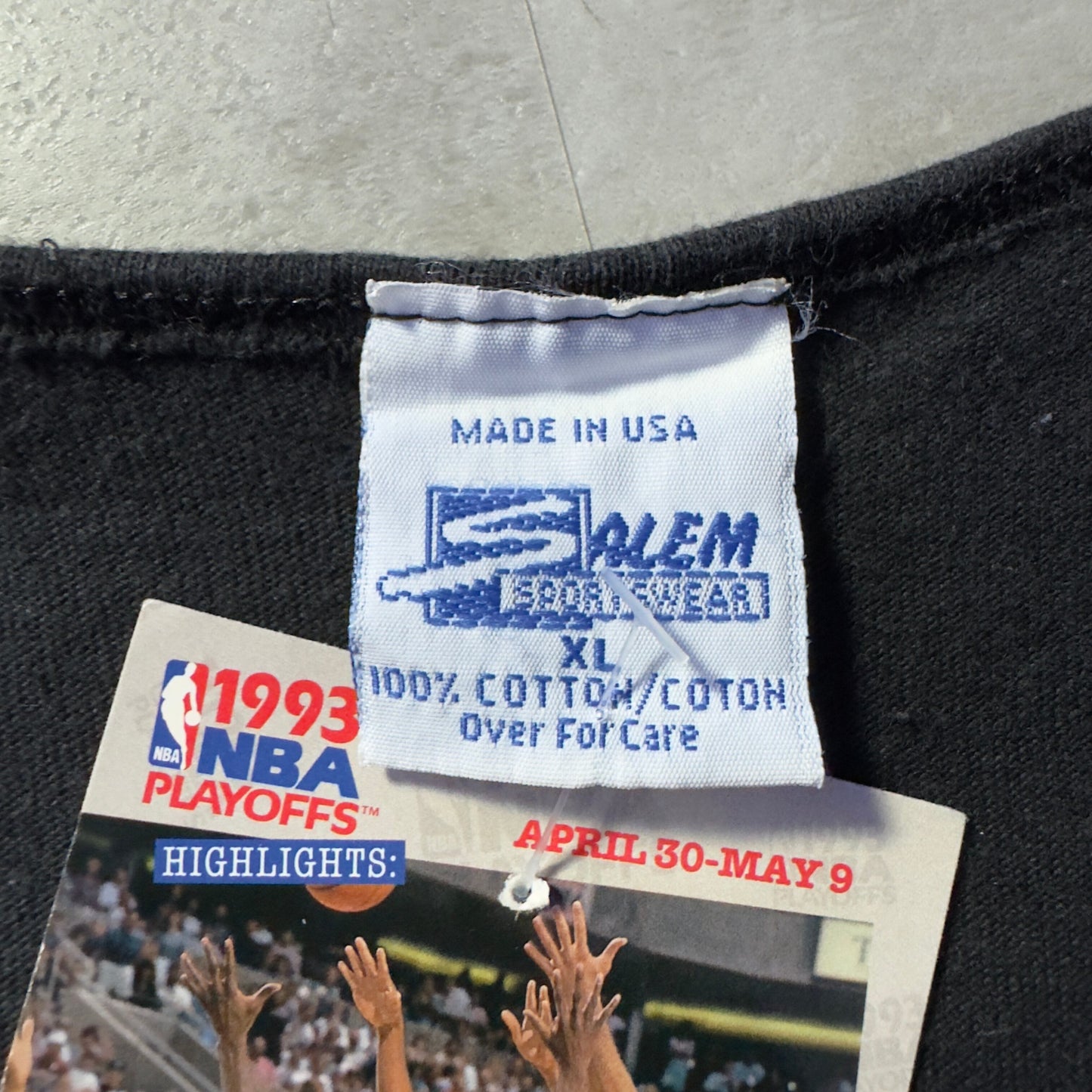 93s SALEM NBA JAM タックトップ ブラック ゲーム物 XL