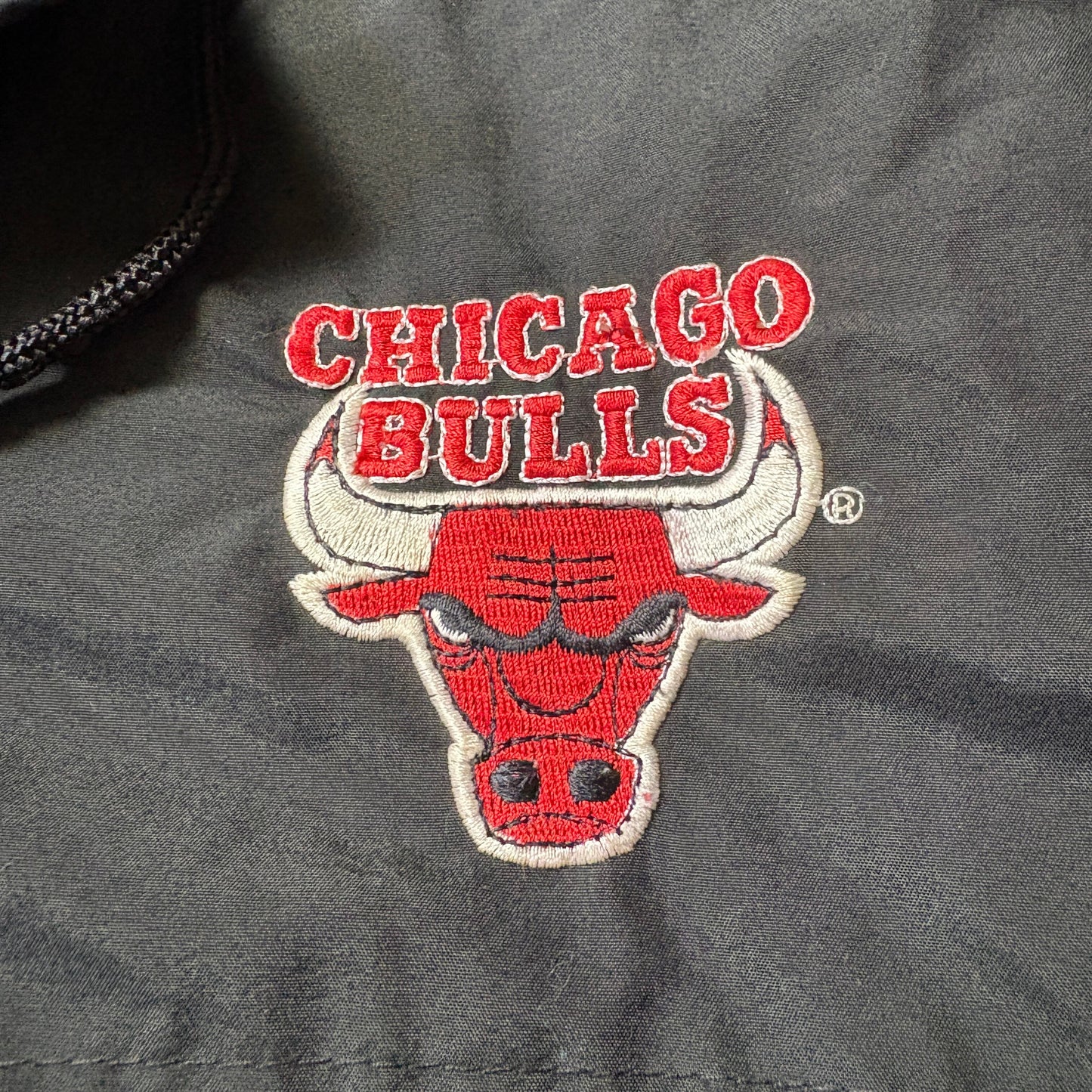 starter NBA Chicago BULLS ダウンジャケット スナップボタン フルジップ L リブライン