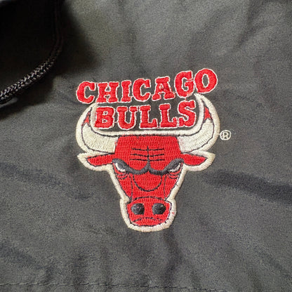 starter NBA Chicago BULLS ダウンジャケット スナップボタン フルジップ L リブライン