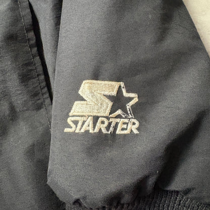starter NBA Chicago BULLS ダウンジャケット スナップボタン フルジップ L リブライン