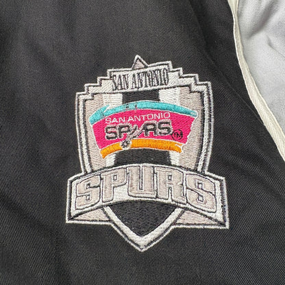LOGO ATHLETIC NBA San antonio SPURS 中綿スタジャン XL 旧ロゴ 刺繍