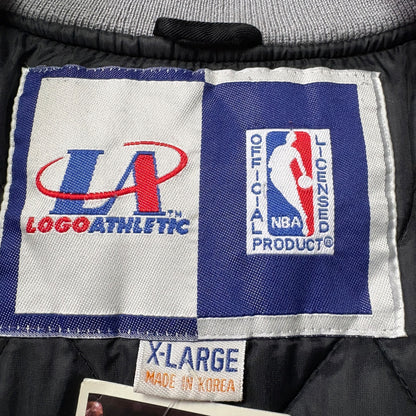 LOGO ATHLETIC NBA San antonio SPURS 中綿スタジャン XL 旧ロゴ 刺繍