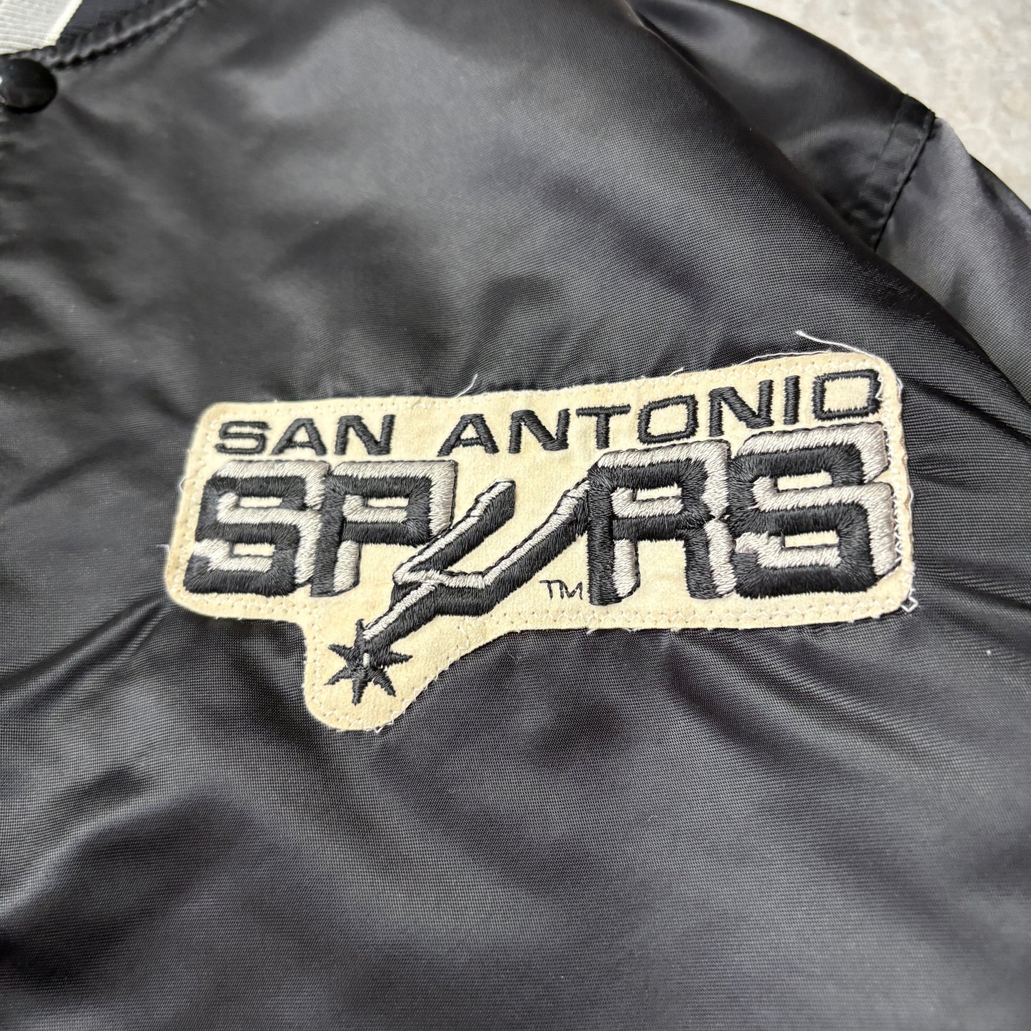starter NBA San Antonio SPURS スタジャン ナイロン 中綿 L USA製 サンアントニオ・スパーズ
