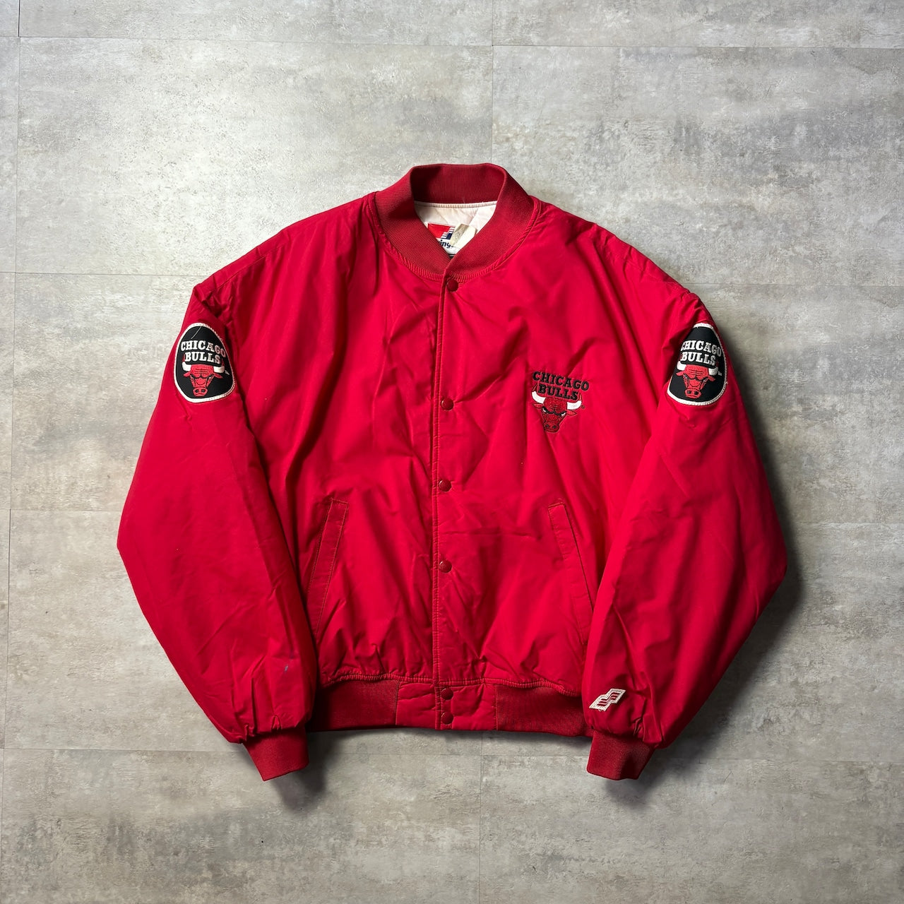 swingster NBA chicago Bulls 23 中綿スタジャン XL USA製