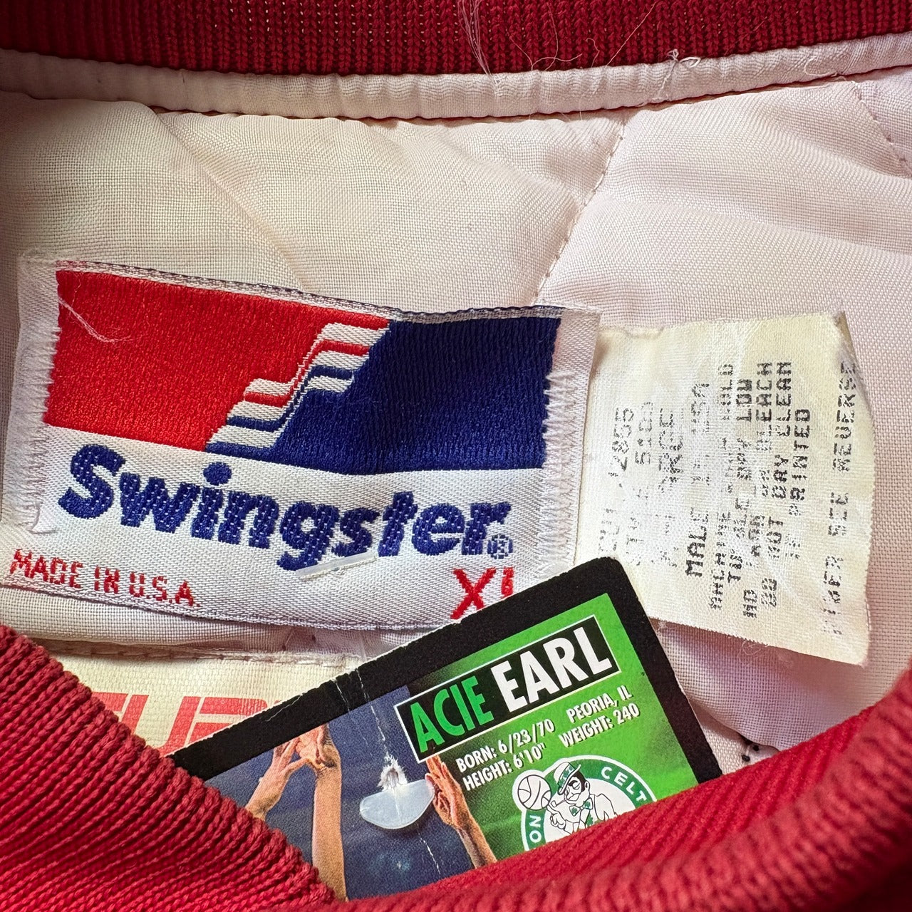 swingster NBA chicago Bulls 23 中綿スタジャン XL USA製