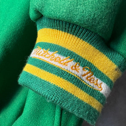 Mitchell&Ness NBA Boston celtics スタジャン 中綿 60 ボストン・セルティックス