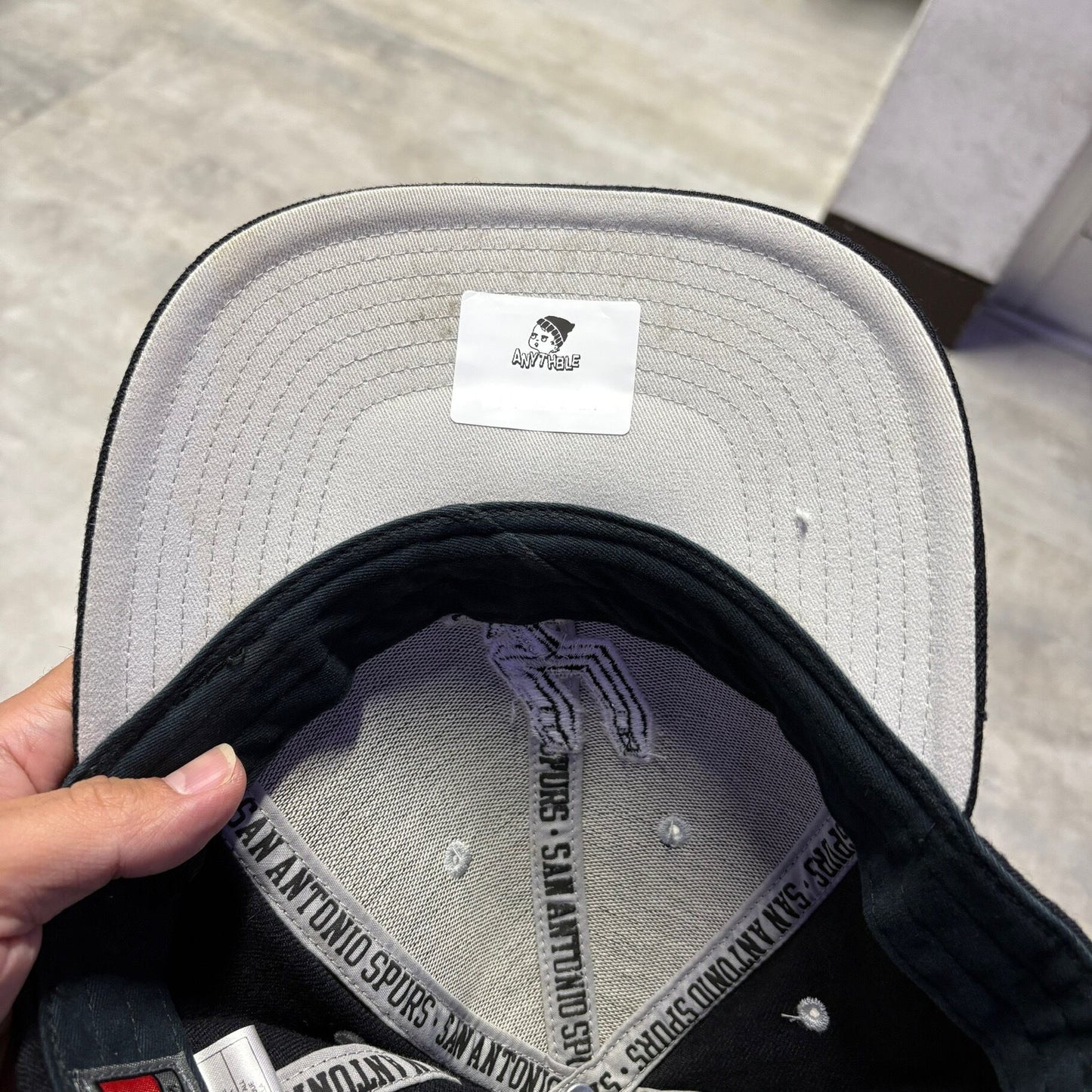 00s NIKE TEAM NBA San antonio SPURS ウールキャップ マジックテープ ビッグ3時代