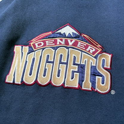 starter NBA Denver Nuggets スウェット Vネック L リブライン