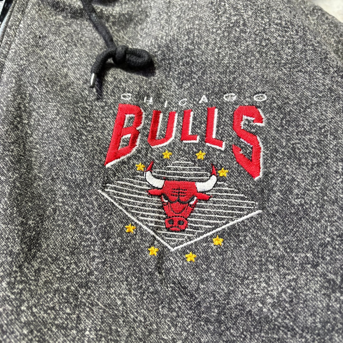 90s Pro Player NBA シカゴ・ブルズ N-2Bサンプリング ダウンジャケット L 中緿