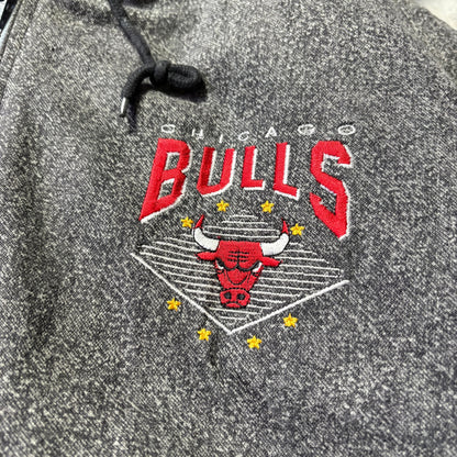 90s Pro Player NBA シカゴ・ブルズ N-2Bサンプリング ダウンジャケット L 中緿