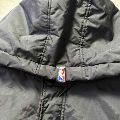 UNK NBA Denver Nuggets ダウンフードジャケット XL デンバー・ナゲッツ リブライン
