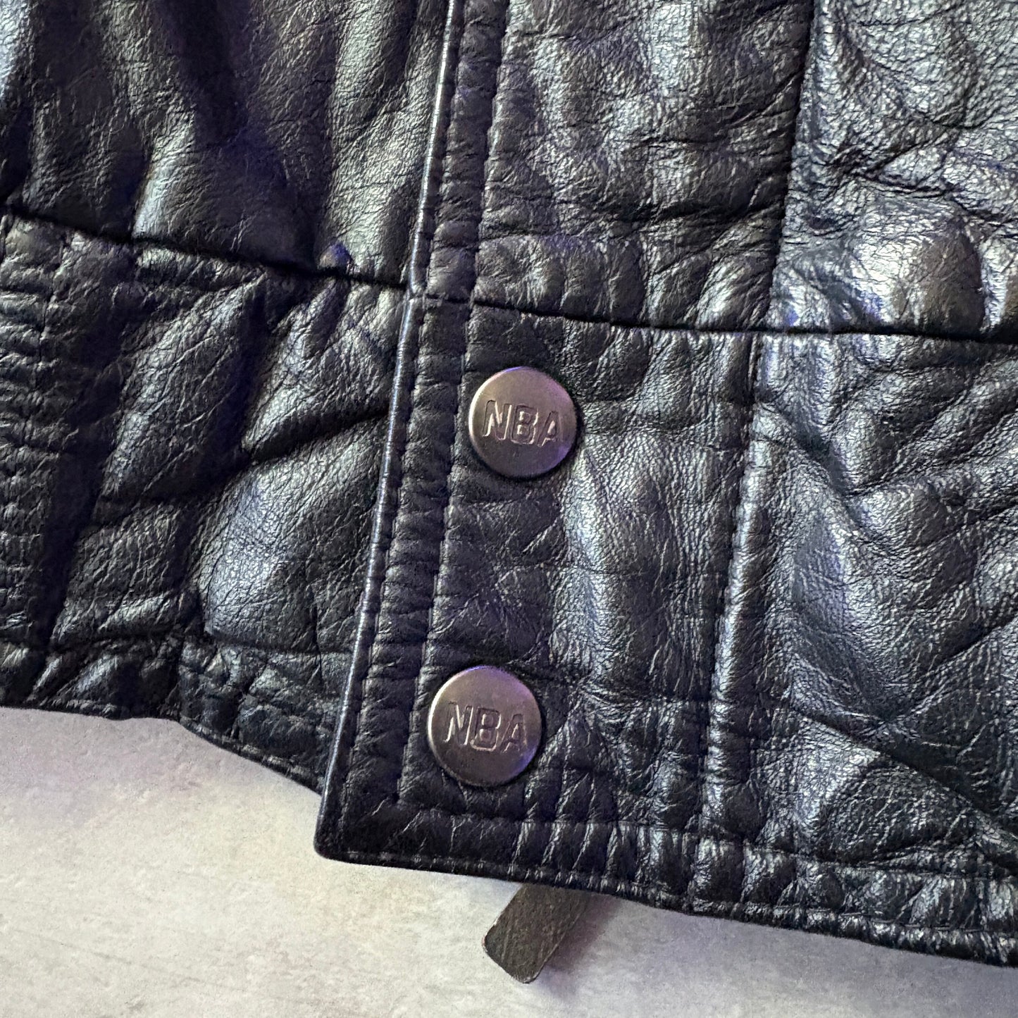 Pro Player NBA CHICAGO BULLS leather jacket レザージャケット XL シカゴ・ブルズ
