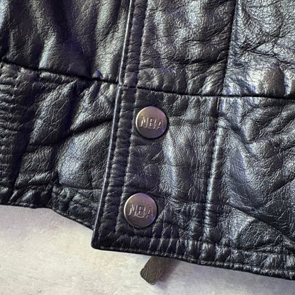 Pro Player NBA CHICAGO BULLS leather jacket レザージャケット XL シカゴ・ブルズ