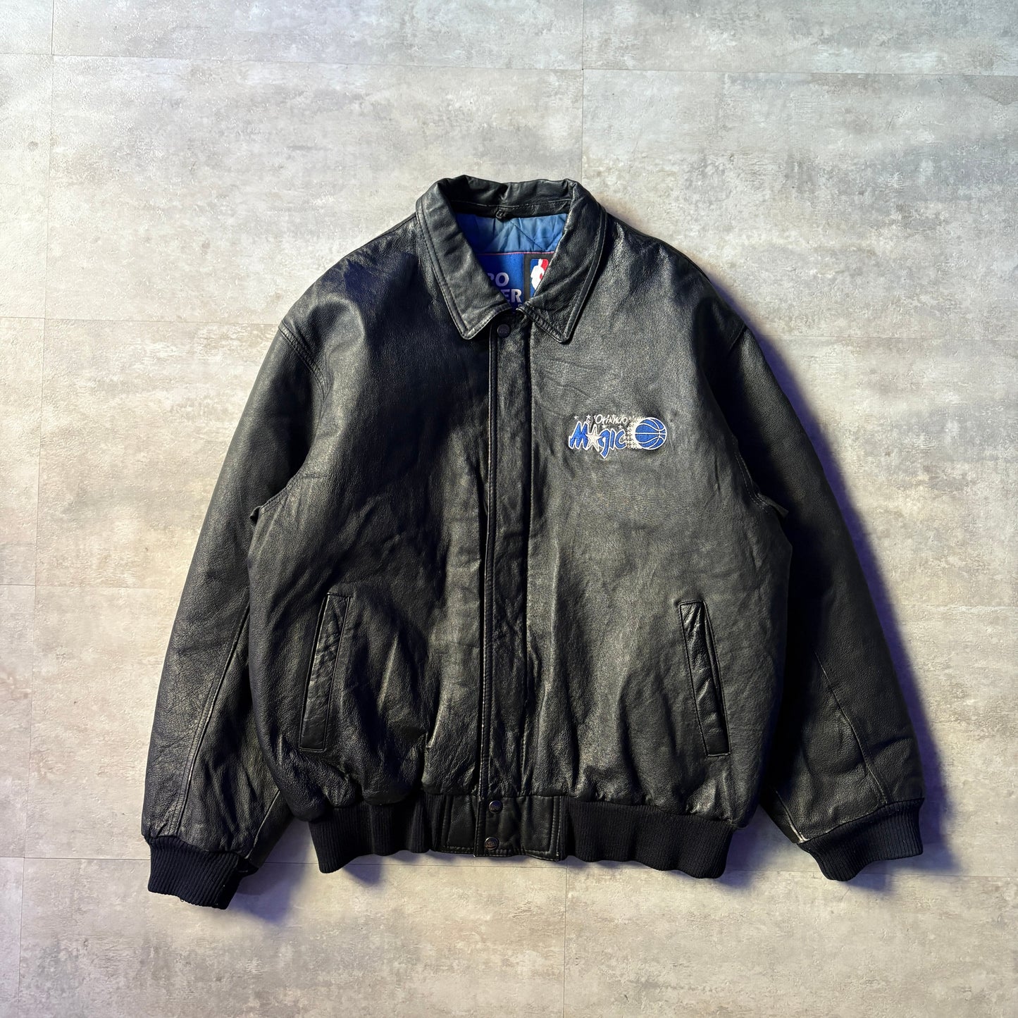 90s Pro Player NBA Orlando Magic レザージャケット