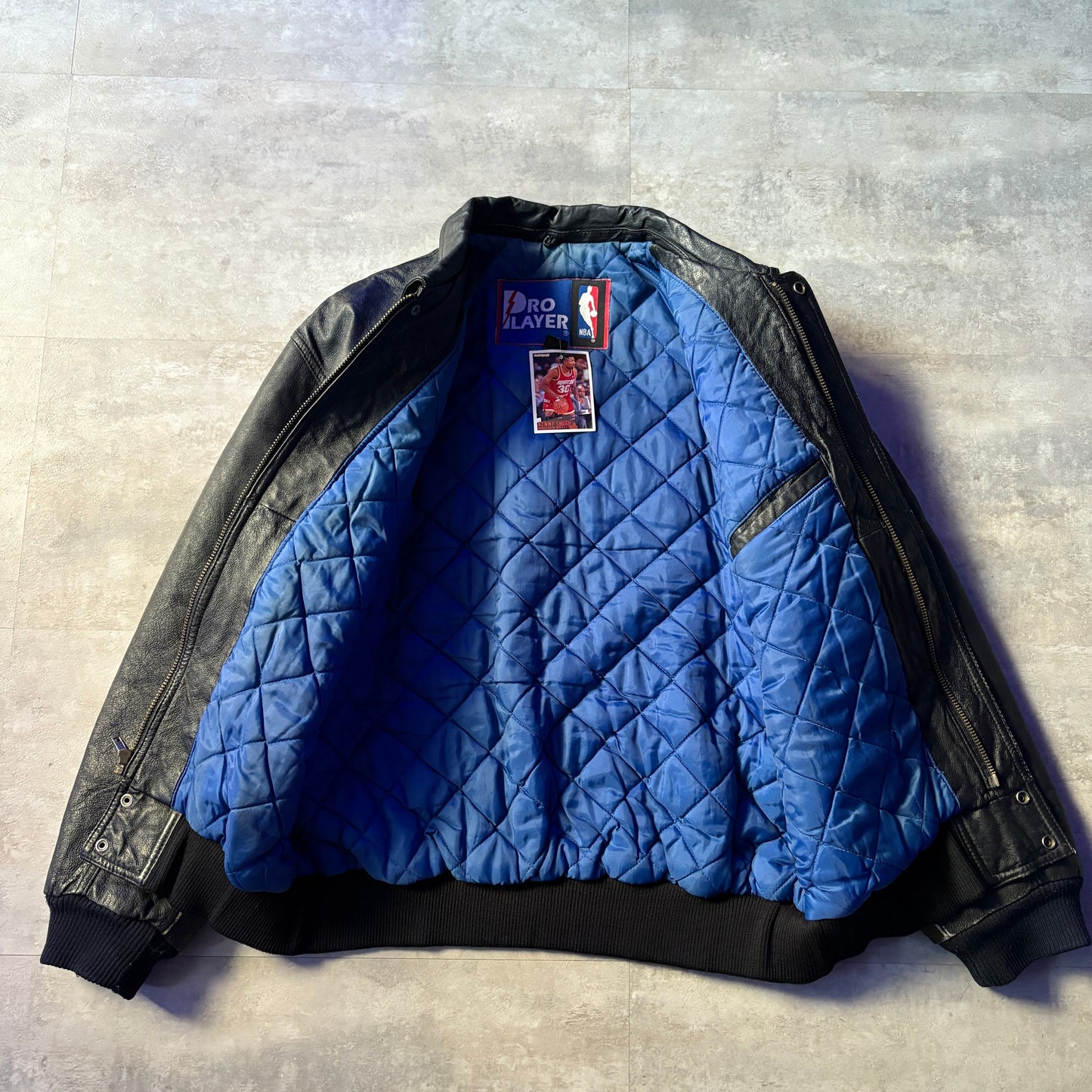 pro player NBA Orlando Magic leather jacket レザージャケット L オーランド・マジック