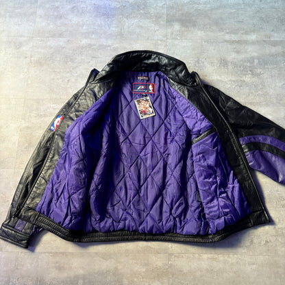 pro player ×WILSONS NBA Phoenix SUNS leather jacket レザージャケット M フェニックス・サンズ