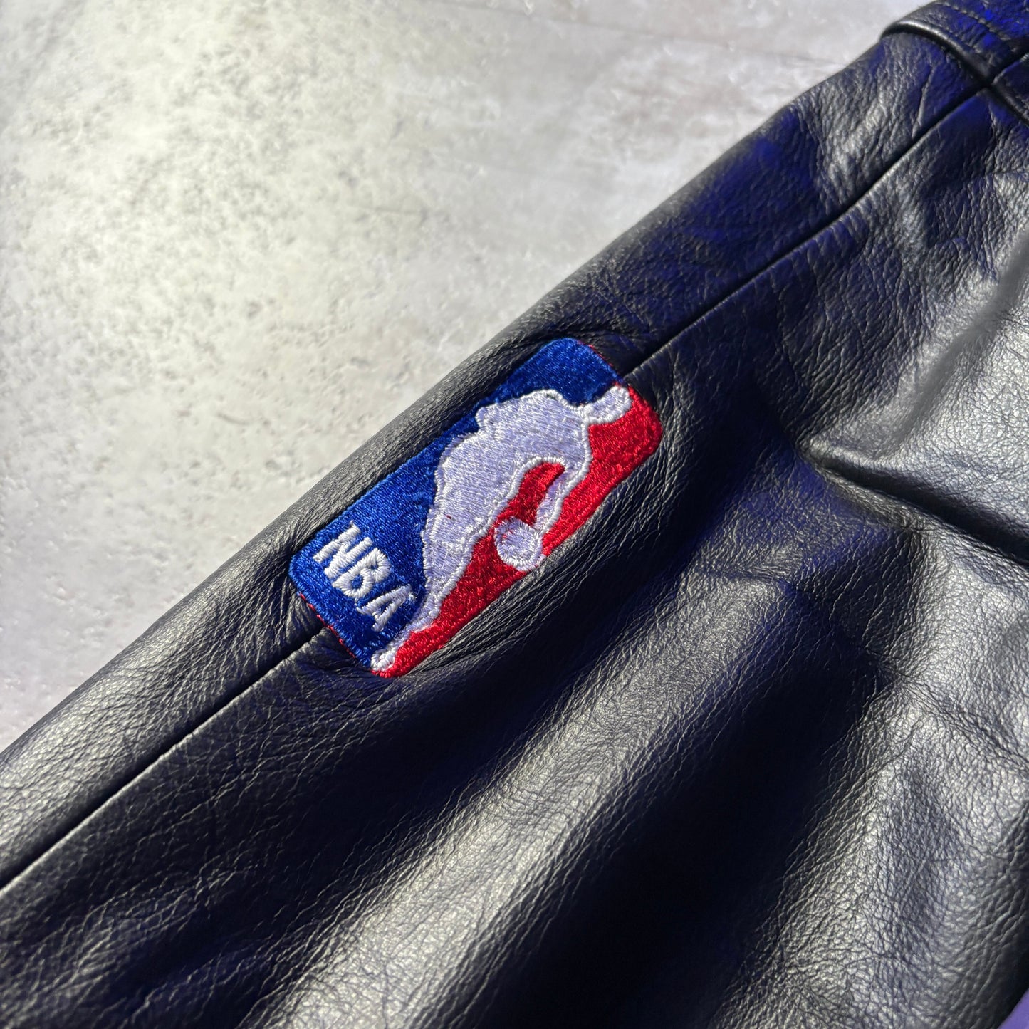 pro player ×WILSONS NBA Phoenix SUNS leather jacket レザージャケット M フェニックス・サンズ