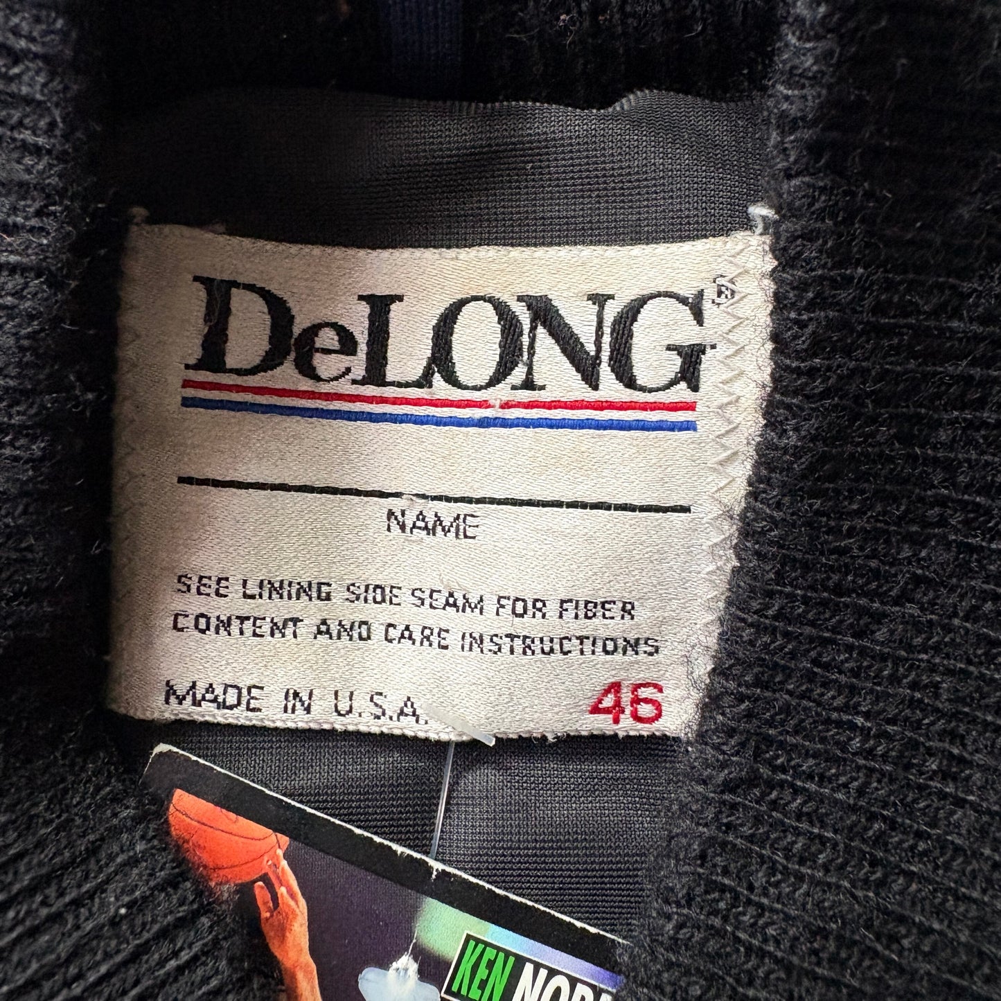 90s DeLONG Los Angeles LAKERS NBA スタジャン ウール×レザー 46 USA製 ワッペン