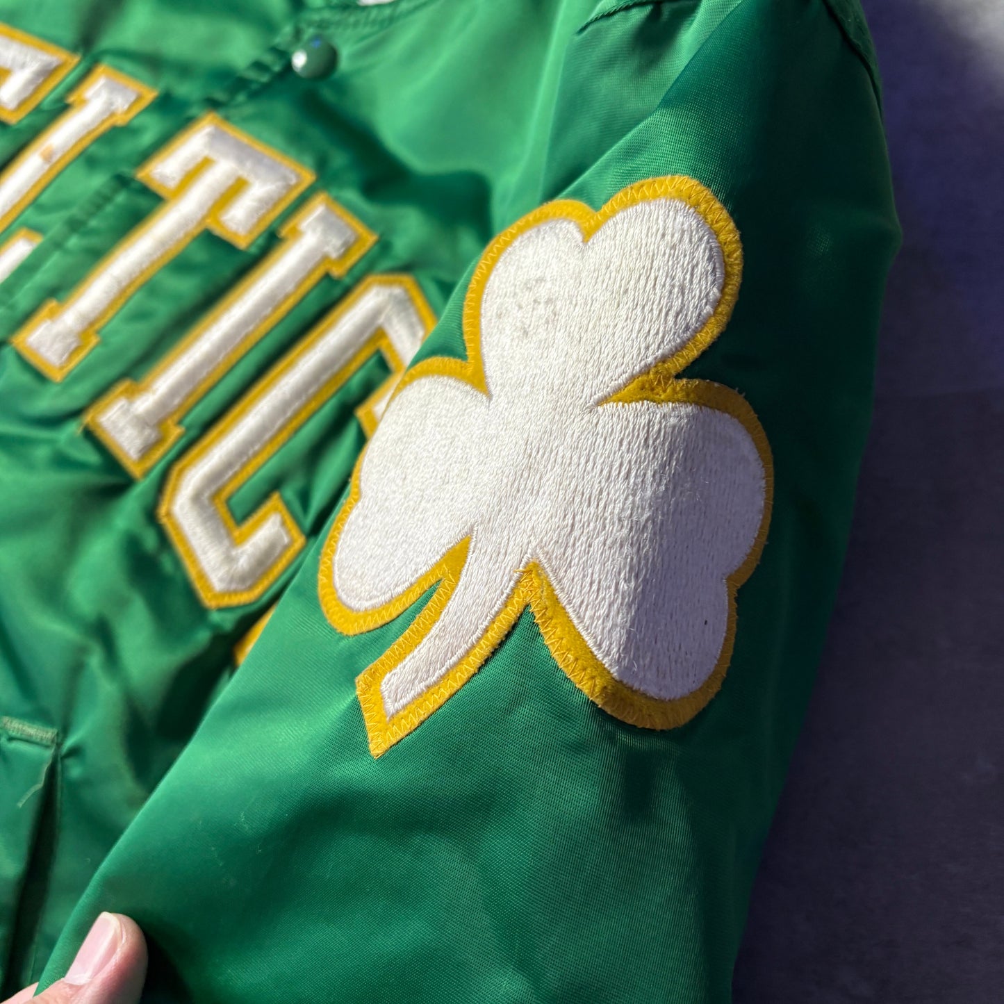 starter NBA Boston celtics スタジャン S USA製 リブライン スナップボタン 内キルティング ワッペン