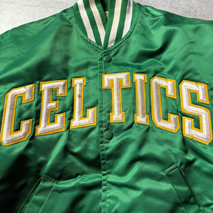 starter NBA Boston celtics スタジャン S USA製 リブライン スナップボタン 内キルティング ワッペン