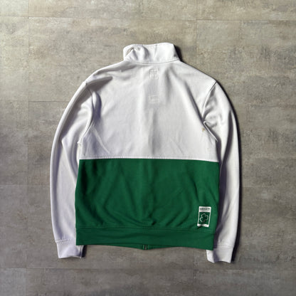 00s adidas NBA Boston Celtics トラックジャケット スウェットジャージー M ボストン・セルティックス トラックジャケット ジャージ 緑×白 古着
