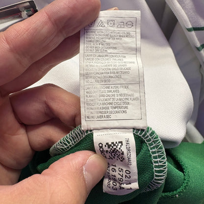 00s adidas NBA Boston Celtics トラックジャケット スウェットジャージー M ボストン・セルティックス トラックジャケット ジャージ 緑×白 古着