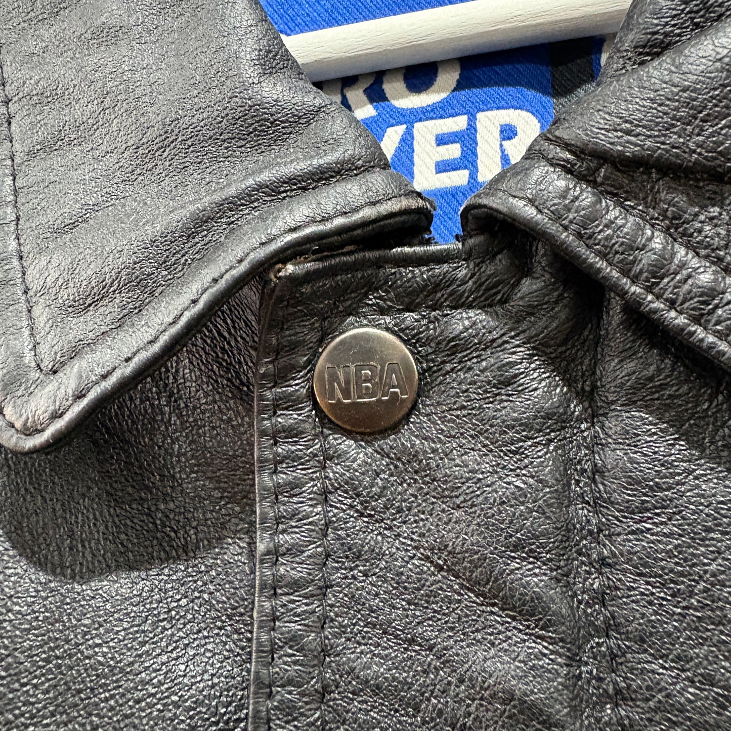 pro player NBA Orlando Magic leather jacket レザージャケット L オーランド・マジック