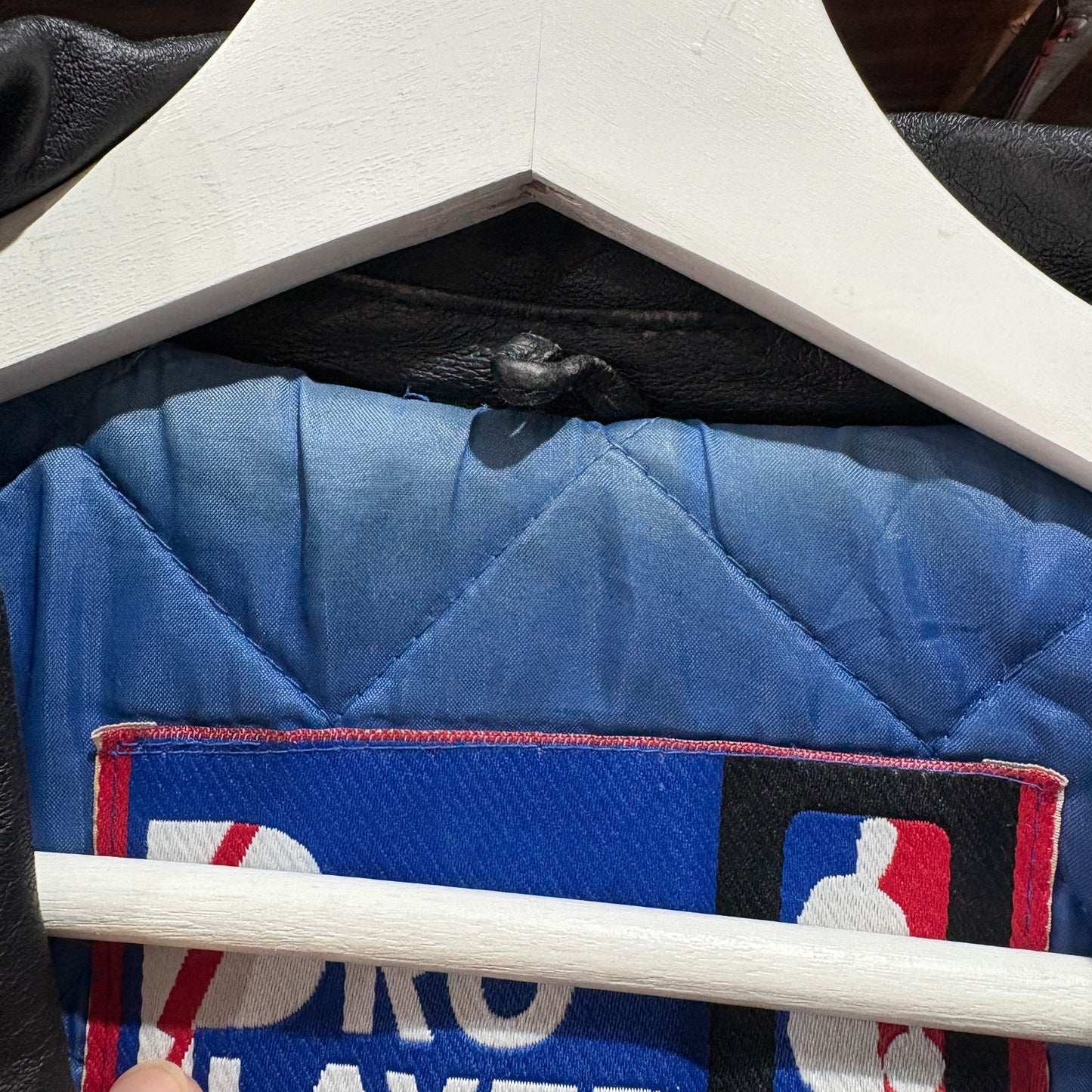 pro player NBA Orlando Magic leather jacket レザージャケット L オーランド・マジック