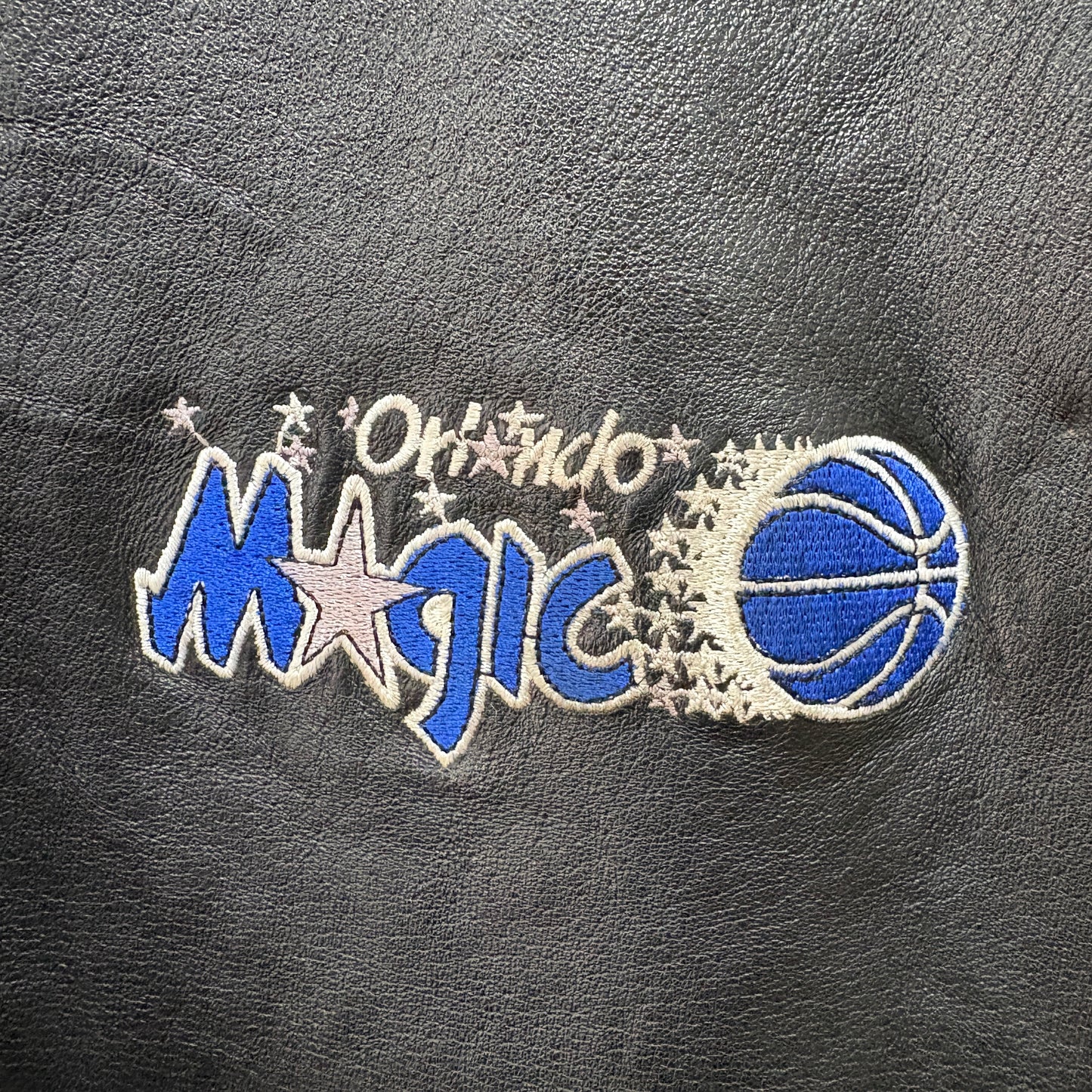 pro player NBA Orlando Magic leather jacket レザージャケット L オーランド・マジック